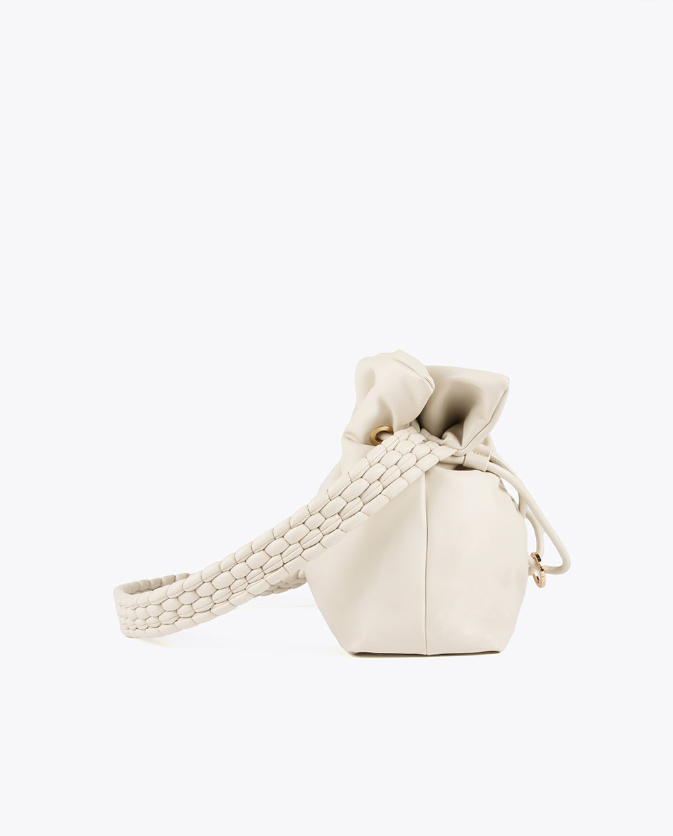 Tote bag with braided strap