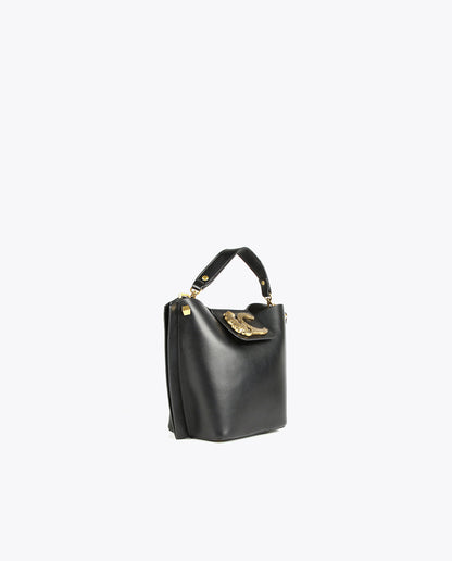 Animal logo crossbody bag