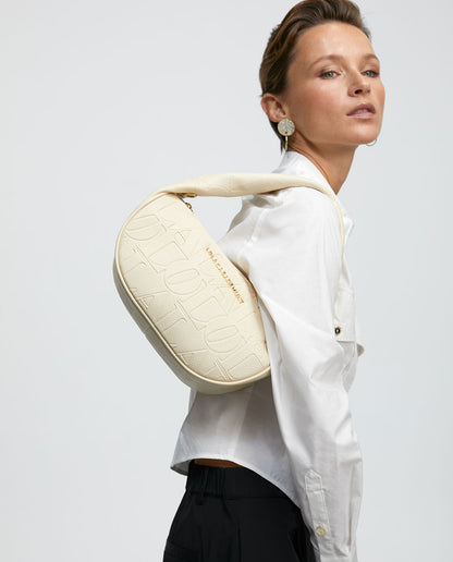 Embossed crossbody bag