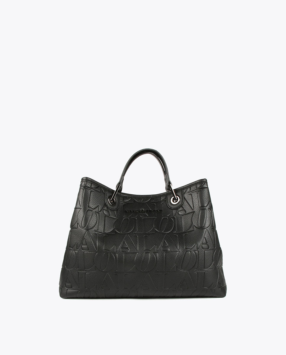 Embossed tote bag