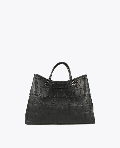 Embossed tote bag