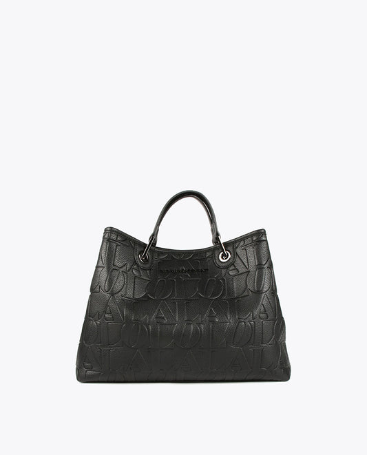 Embossed tote bag