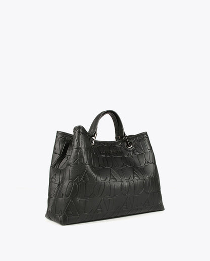 Embossed tote bag