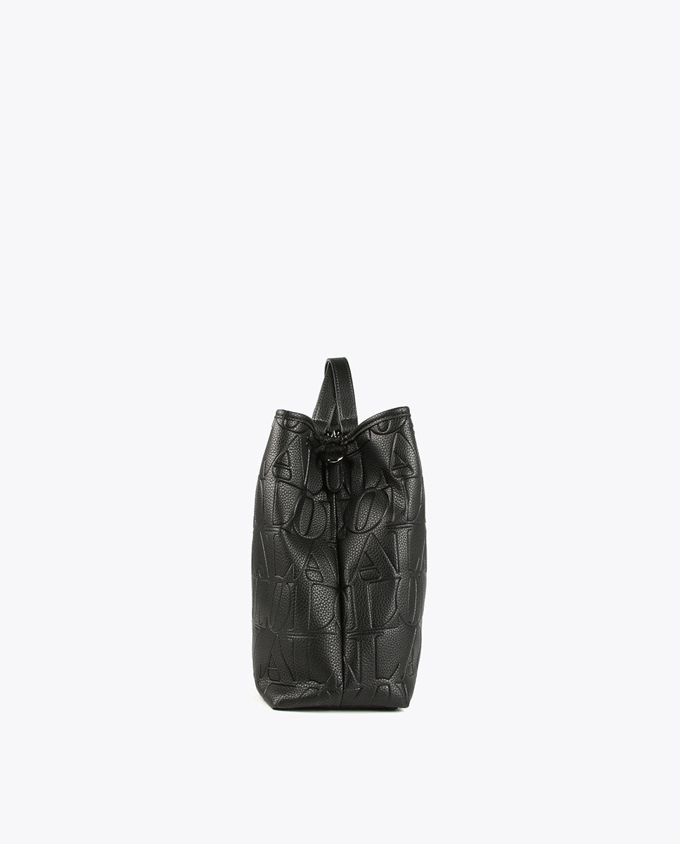 Embossed tote bag