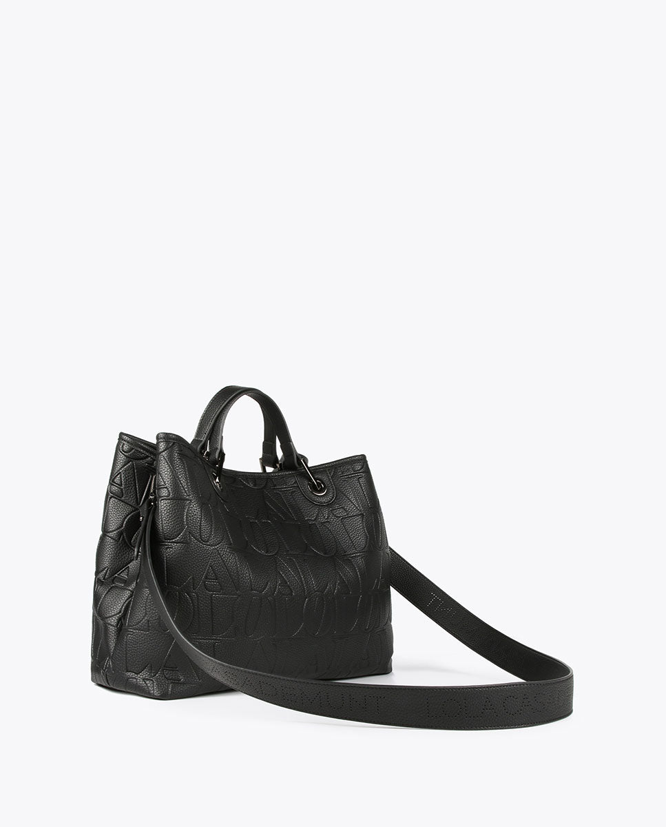 Embossed tote bag