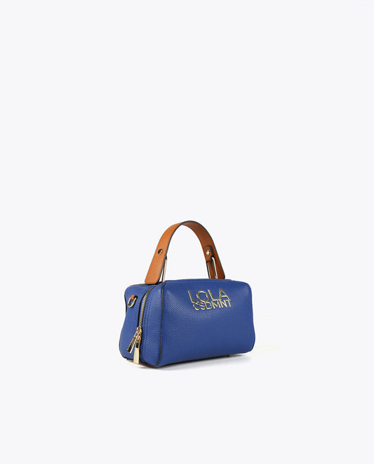 Mini briefcase crossbody bag