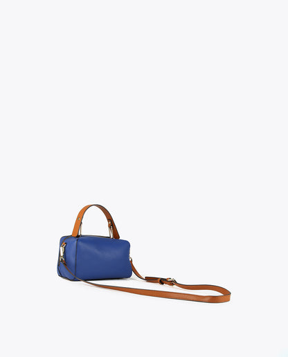Mini briefcase crossbody bag
