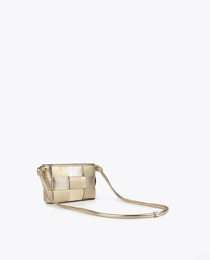 Braided crossbody bag