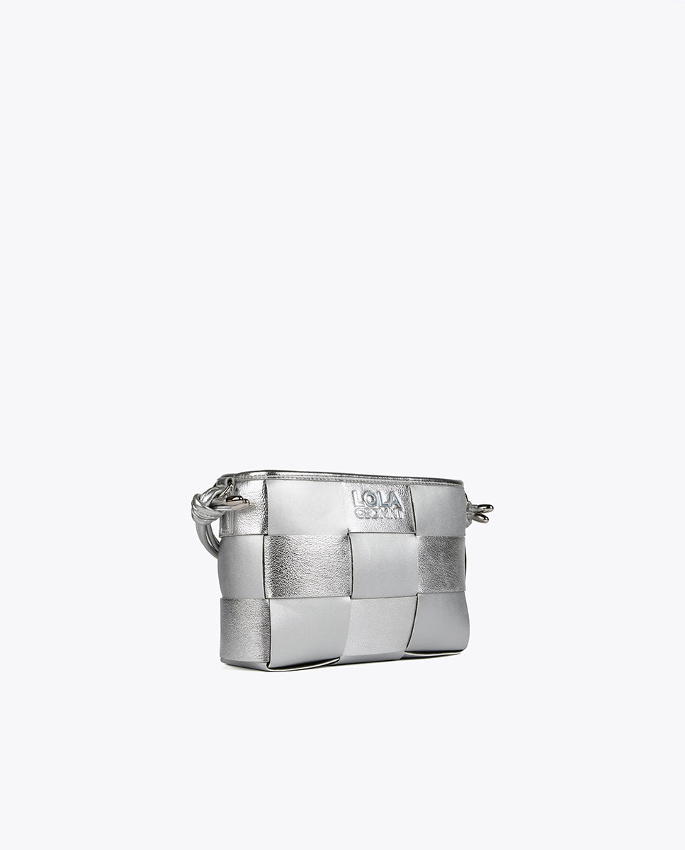 Braided crossbody bag