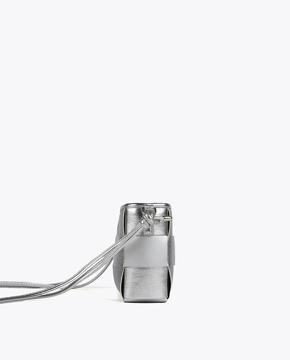 Braided crossbody bag