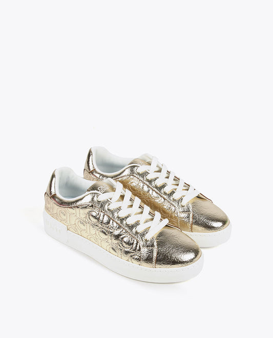 Metallic sneakers