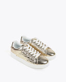 Metallic sneakers