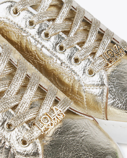 Metallic sneakers