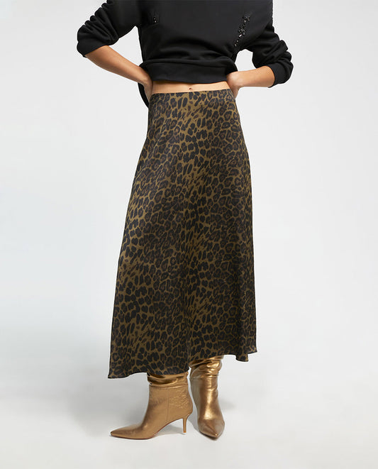 Animal print skirt