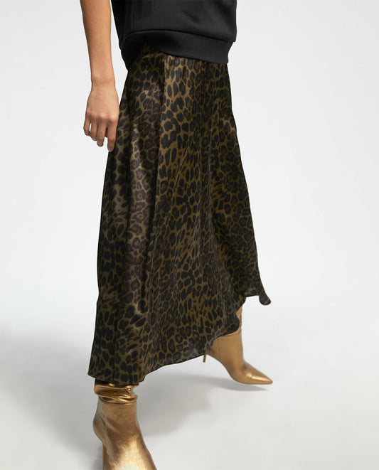 Animal print skirt