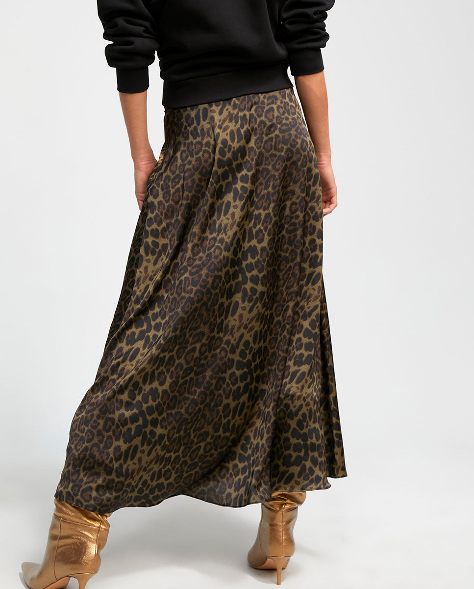 Animal print skirt