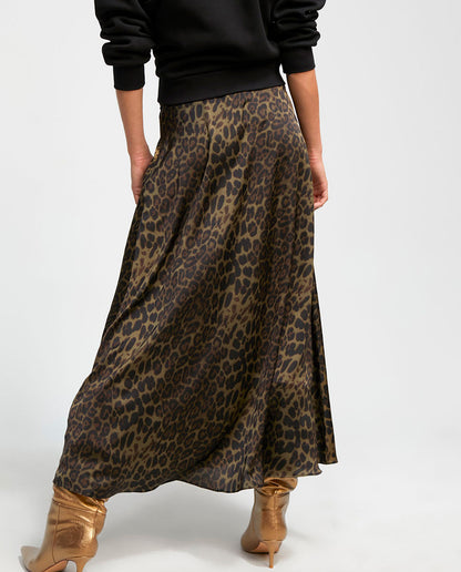 Animal print skirt