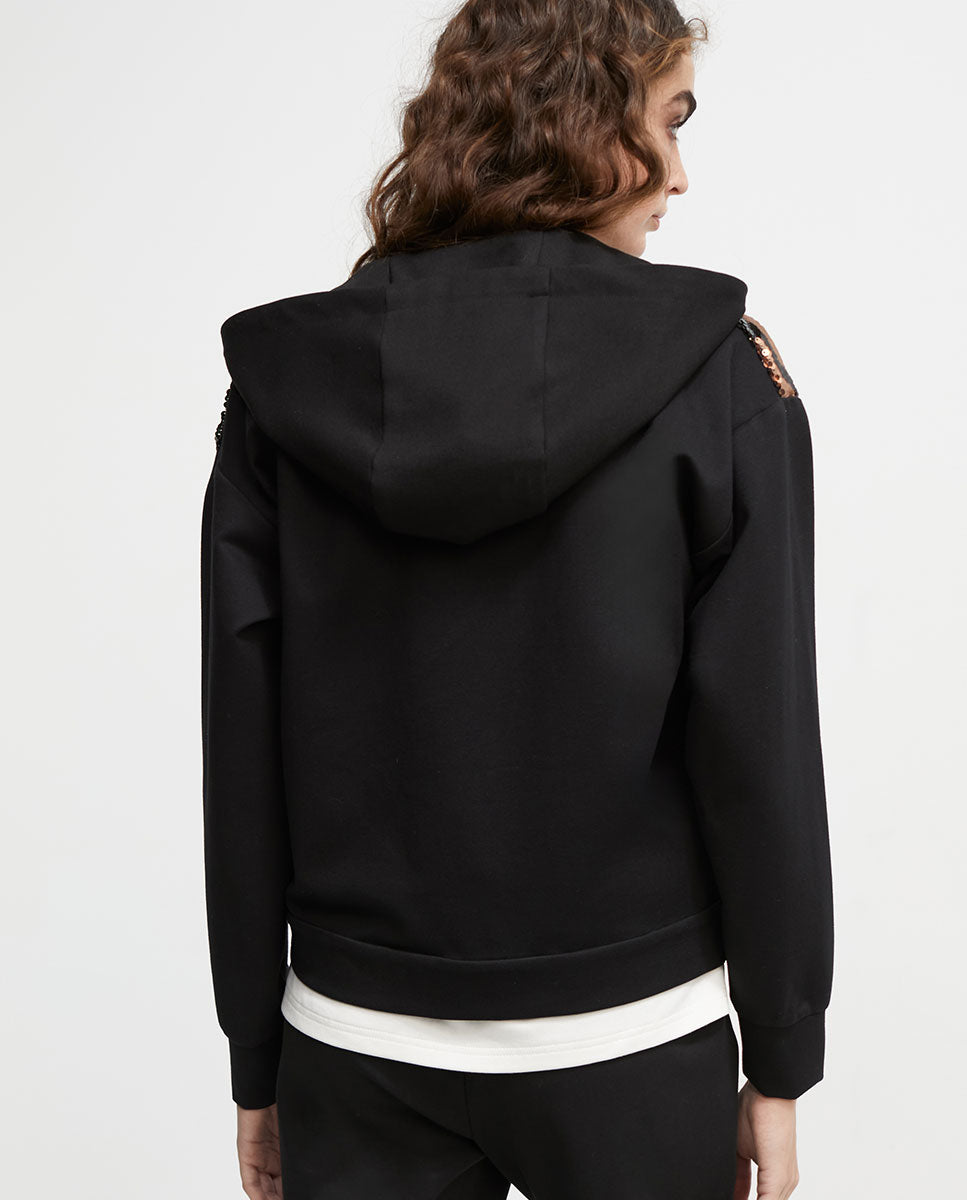 Sequinned sweatshirt