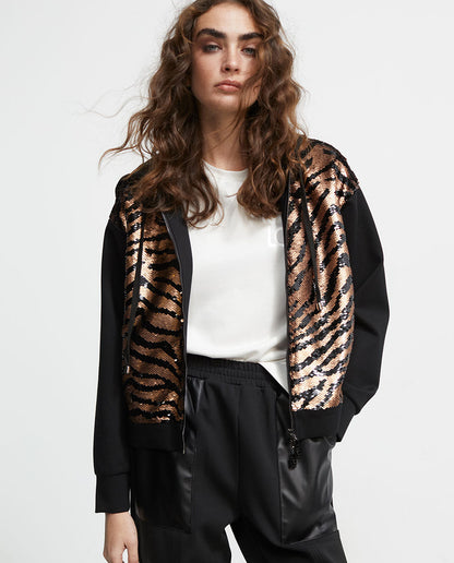 Sequinned sweatshirt