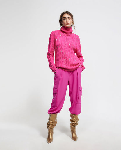 Sweater with diamanté detail