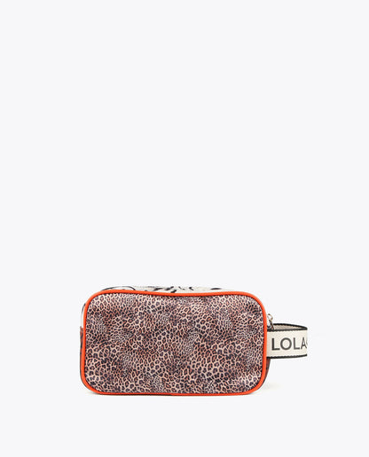 Animal print toiletry bag