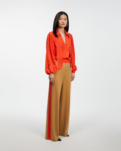 Blouse with tie detail