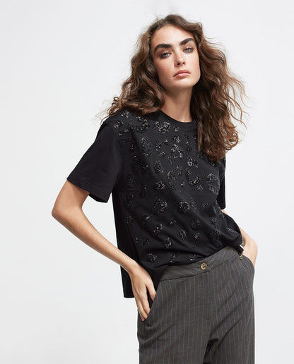 Sequinned T-shirt