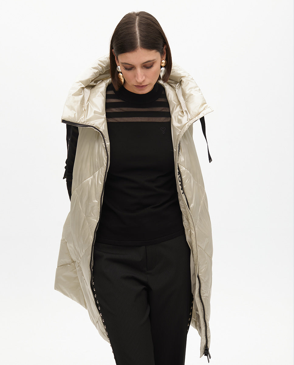 Hooded Quilted Vest