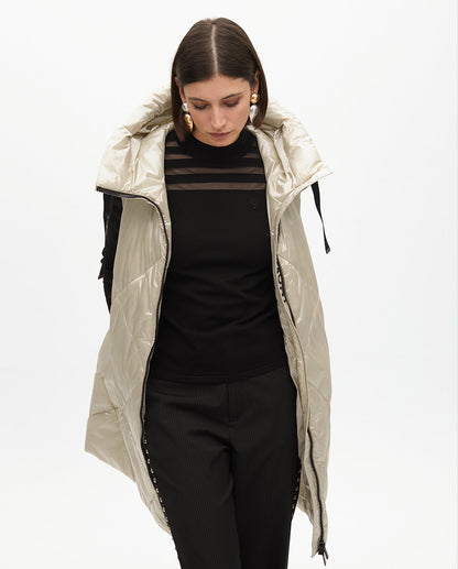 Hooded Quilted Vest