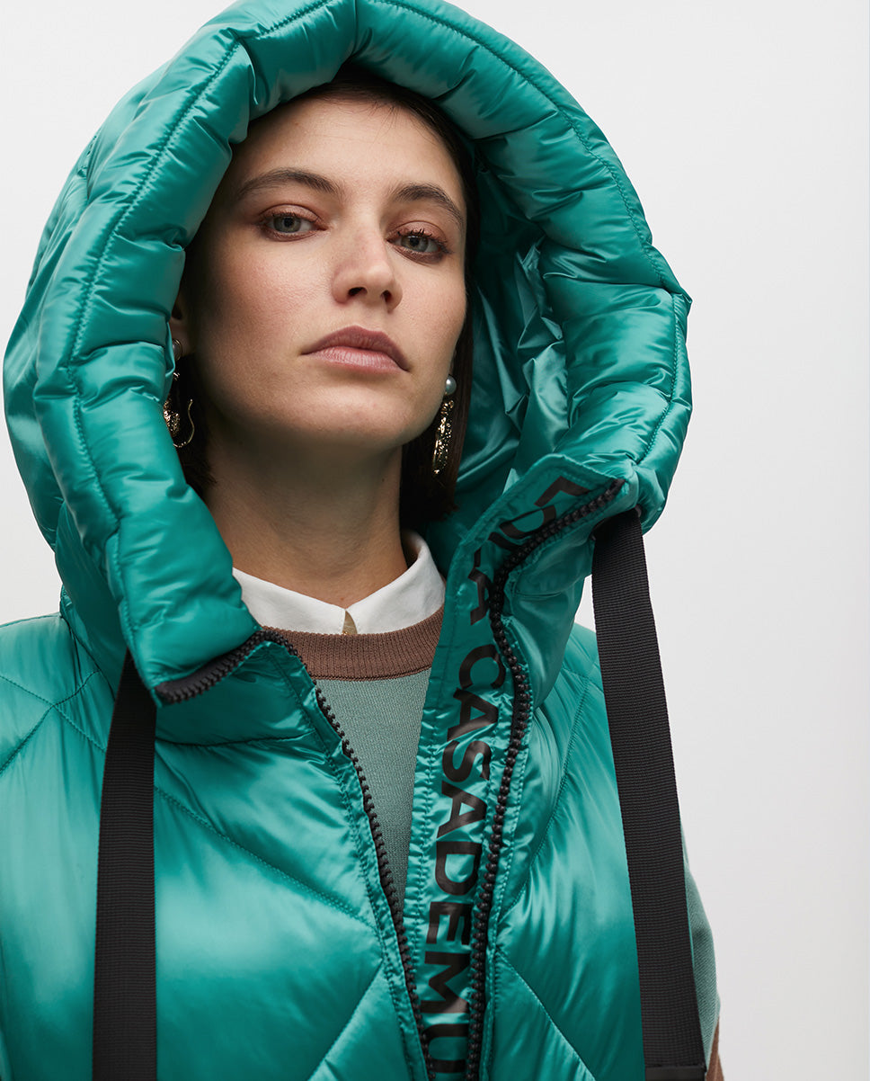 Hooded Quilted Vest