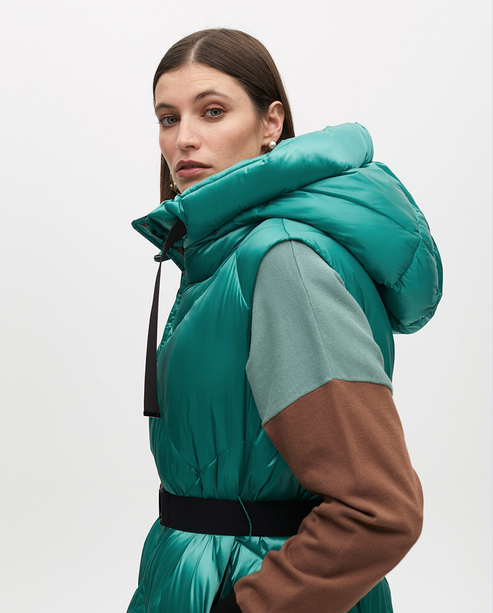 Hooded Quilted Vest