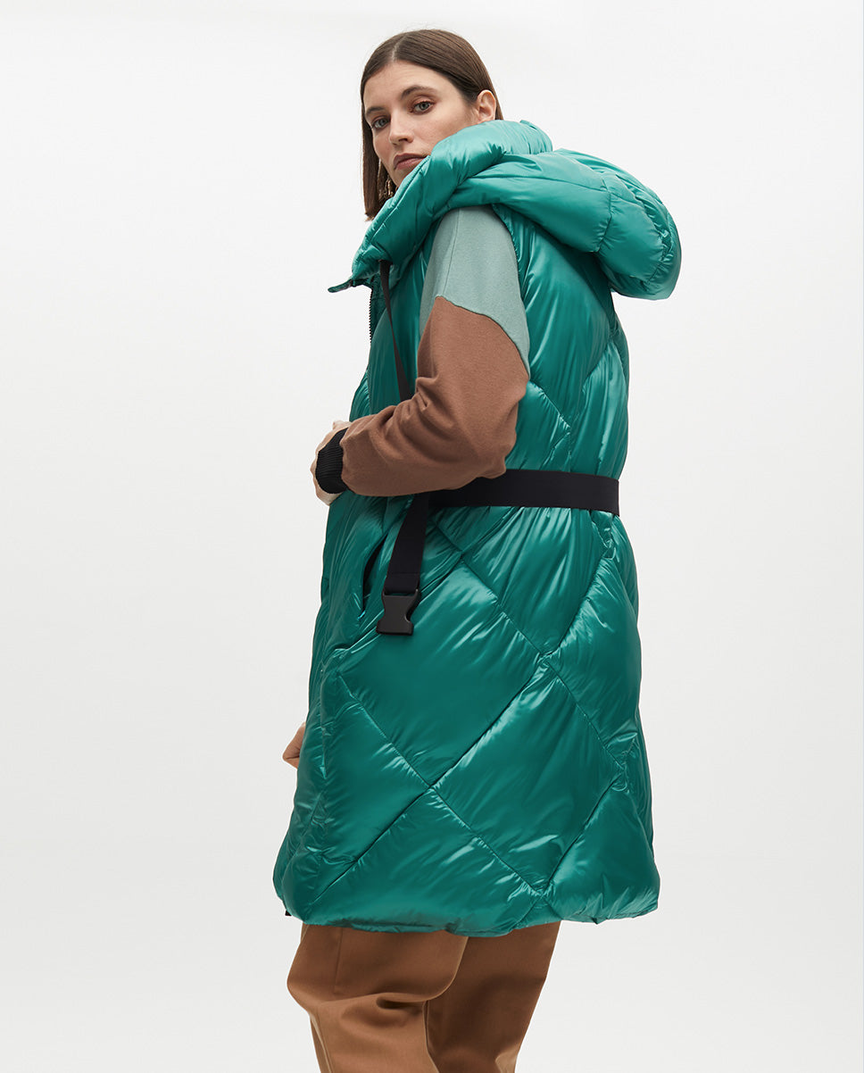 Hooded Quilted Vest
