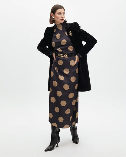 Fitted Velvet Coat