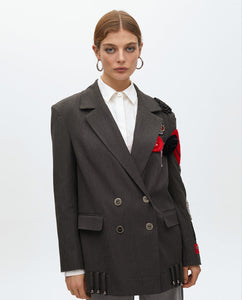 GREY-RED