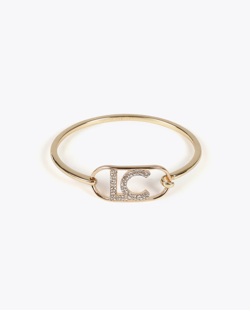 Thin Rigid Bracelet Oval Logo
