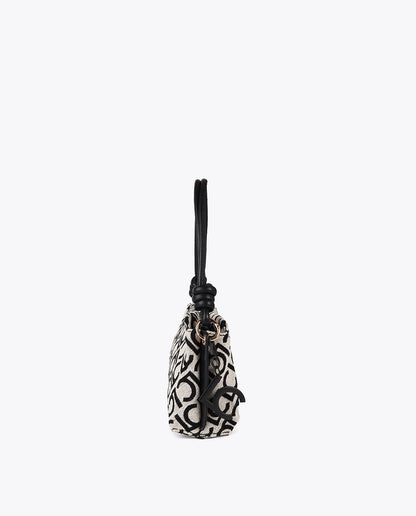 Jacquard Fabric Crossbody LC Flocked