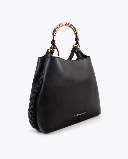 Customized Metallic Handle Shopper Bag