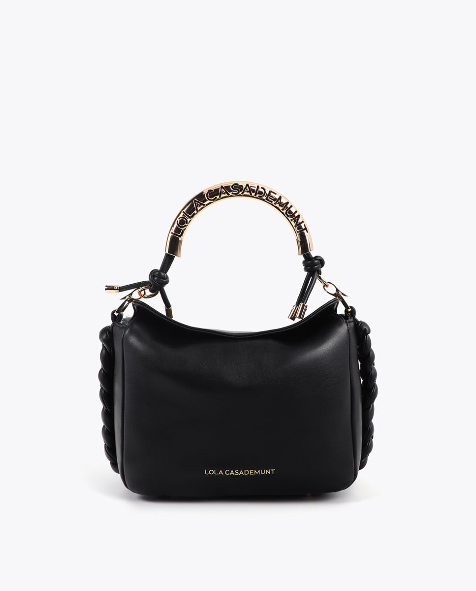 Customizable Metallic Handle Crossbody