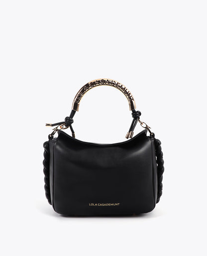 Customizable Metallic Handle Crossbody