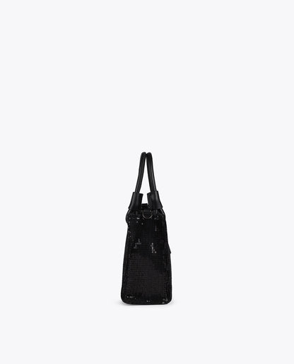 Sequin Logo Mini Shopper