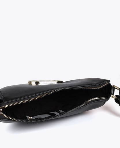 Small Crescent Logo Crossbody Bag