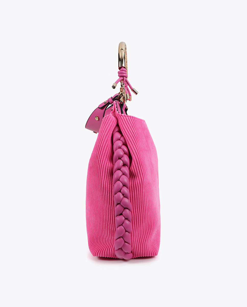 Personalized Metallic Handle Shopper Bag