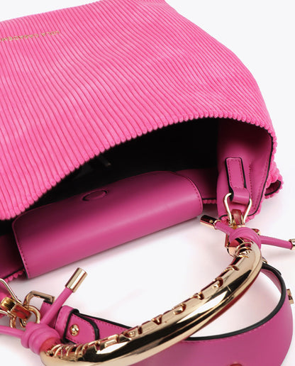 Personalized Metallic Handle Shopper Bag