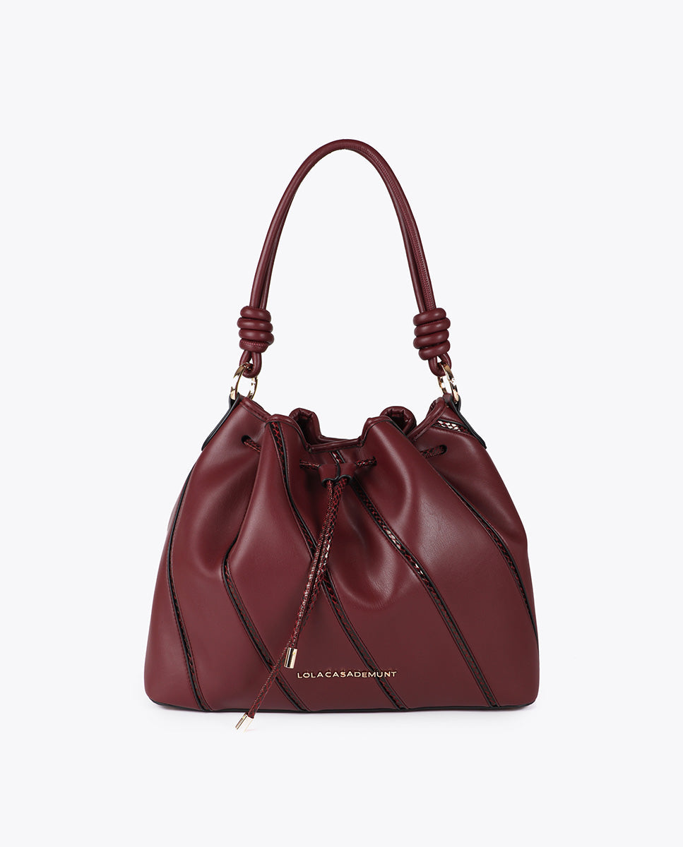 Judas Bag with Snake Skin Effect