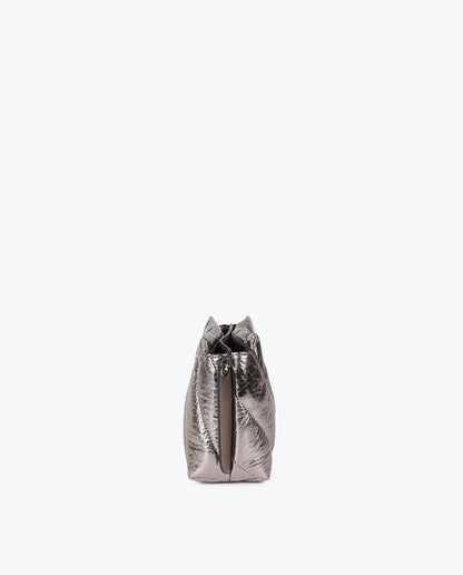 Quilted Metallic Crossbody Bag