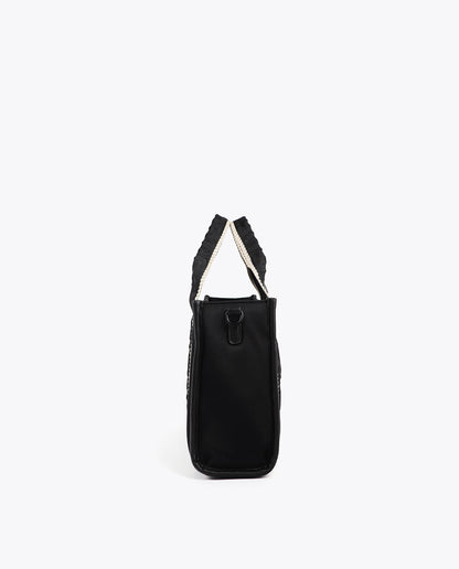 Neoprene Fabric Mini Shopper with Tone-On-Tone Silicon Logo