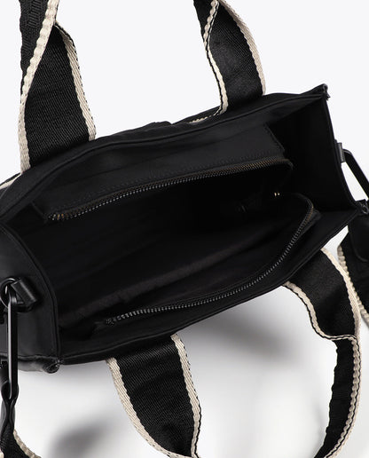 Neoprene Fabric Mini Shopper with Tone-On-Tone Silicon Logo