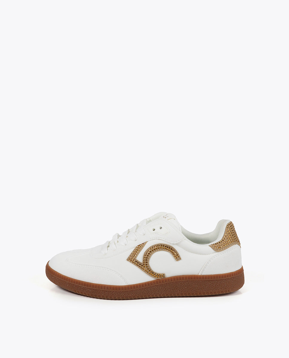 Nylon Strass Sneakers