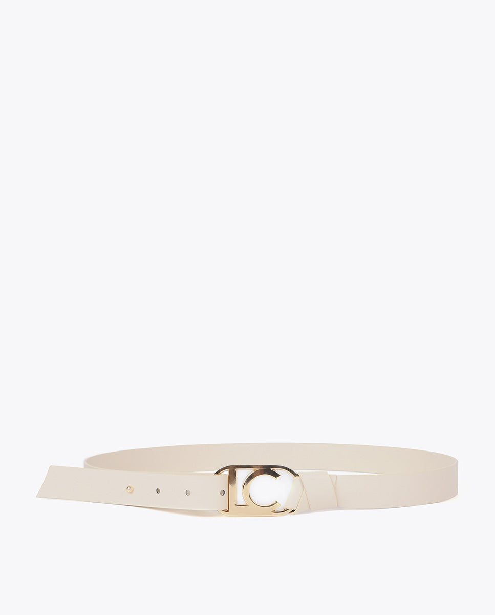 Oval Logo Chain Belt