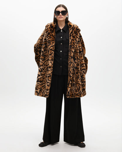 Pinstripe Lamé Pleat Trousers
